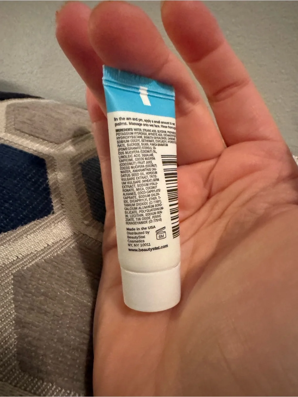 BeautyStat Universal Microbiome Barrier Balancing Cleanser — Blue & White